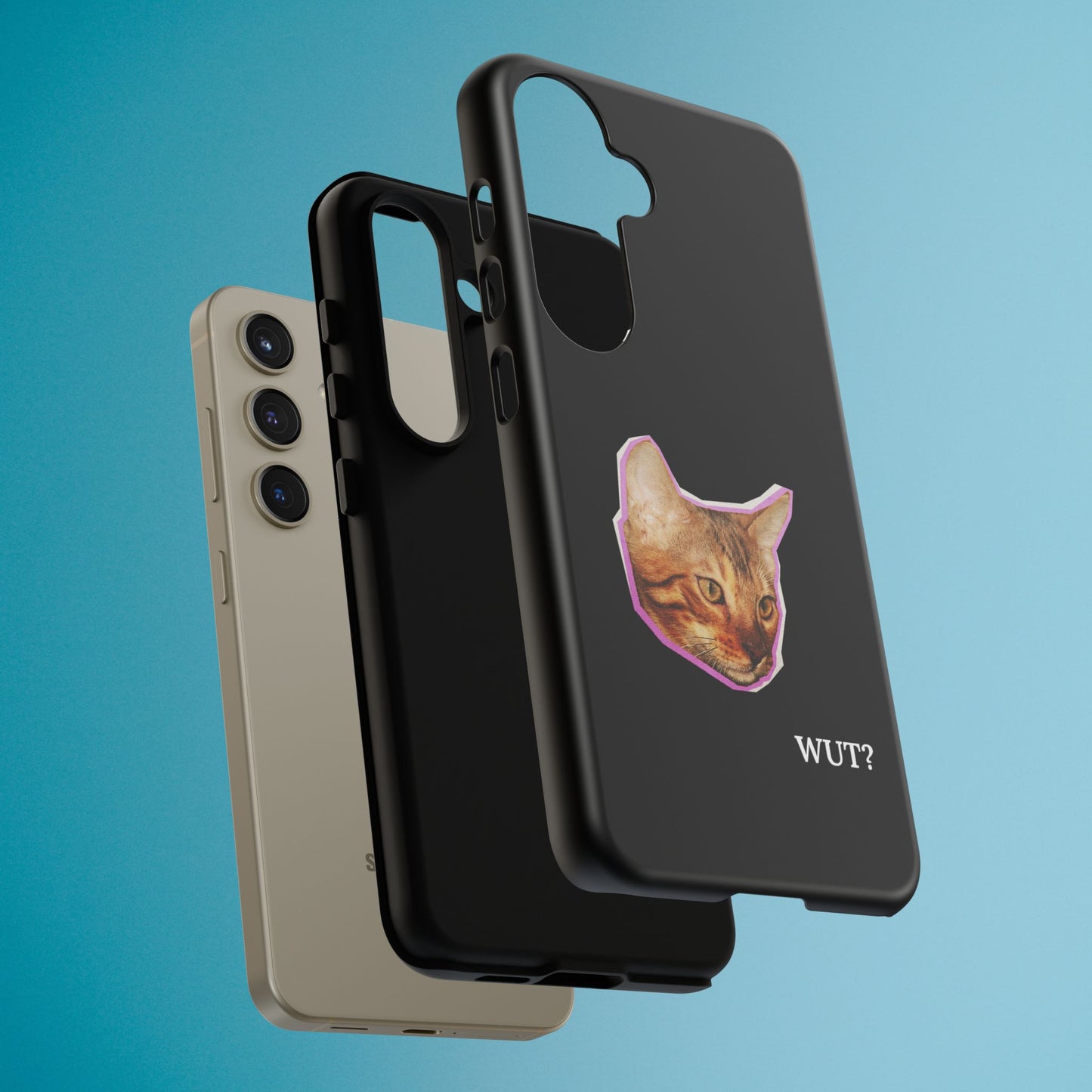 Funny Cat Meme Phone Case - iPhone, Galaxy, Pixel