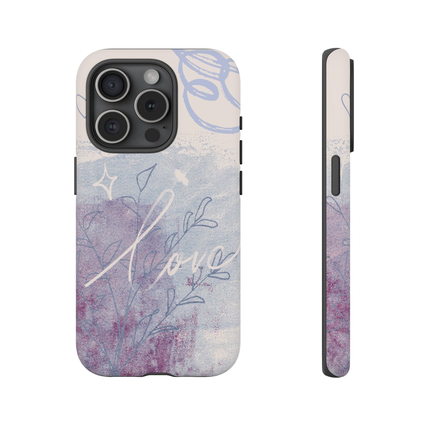 Love Pastel Abstract Phone Case: iPhone, Pixel, Galaxy