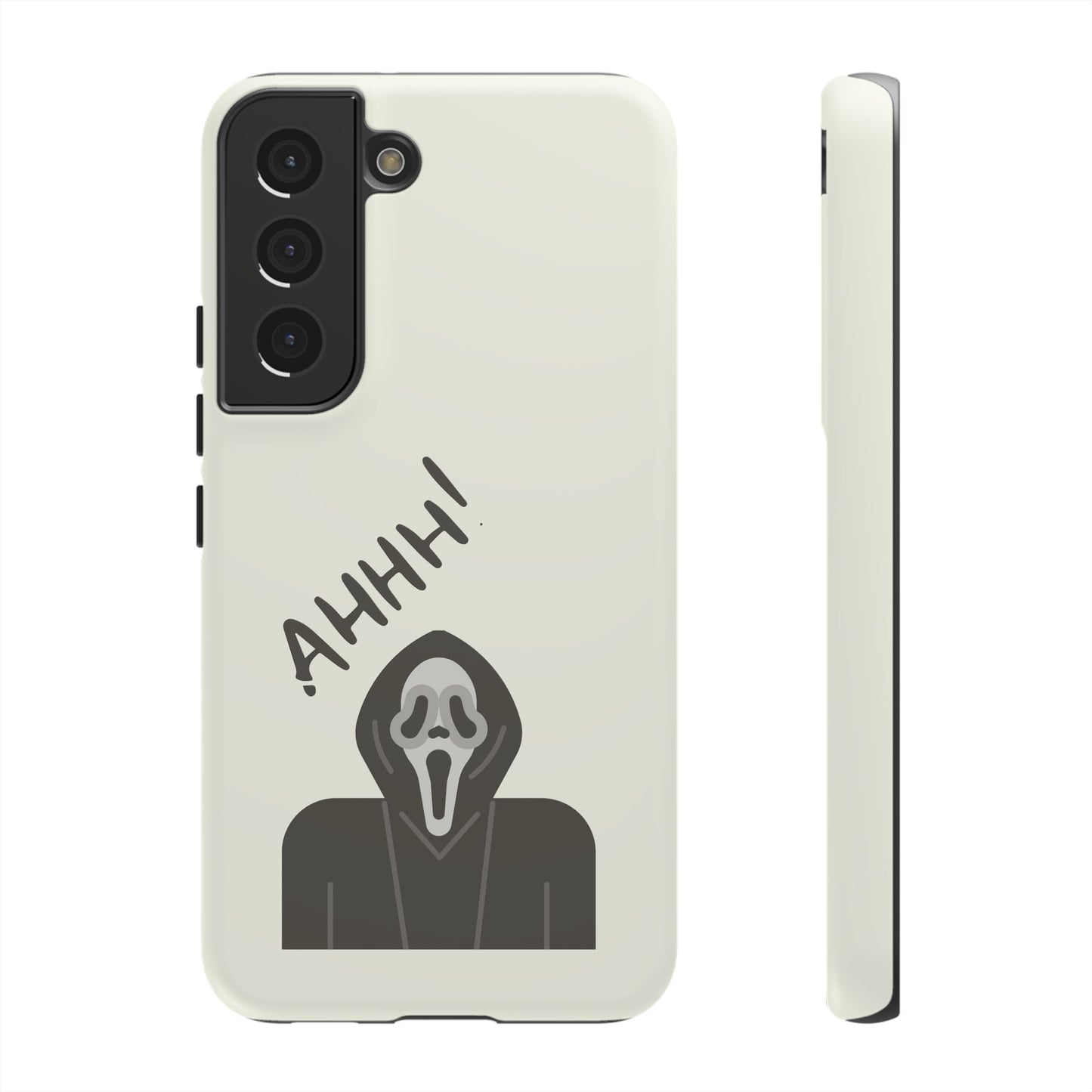 Ghostface Phone Case: Horror Movie Parody iPhone Samsung Pixel Cover