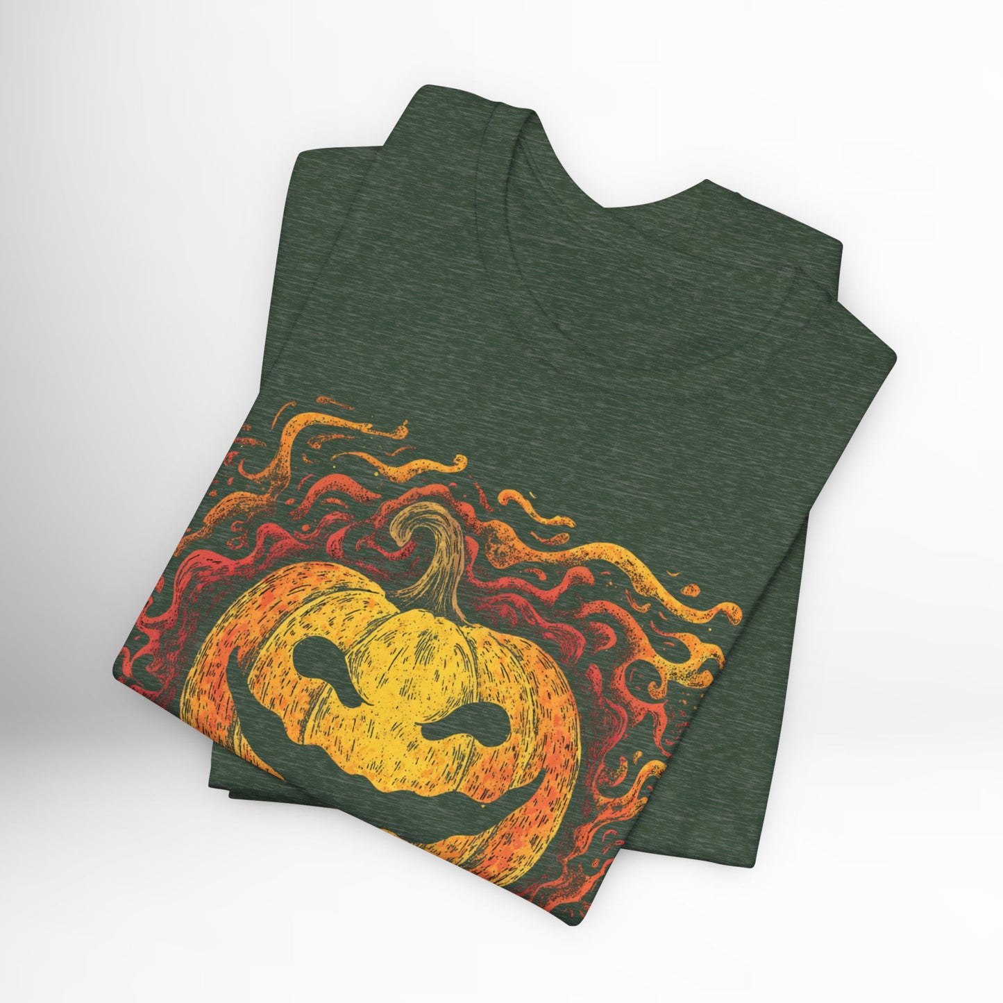 Halloween Pumpkin T-Shirt – Spooky Jack-o’-Lantern Graphic Tee, Fall Halloween Shirt for Men & l l