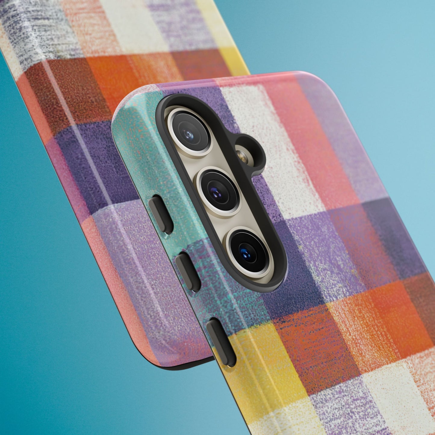 Colorful Plaid Phone Case - iPhone, Galaxy and Pixel Models