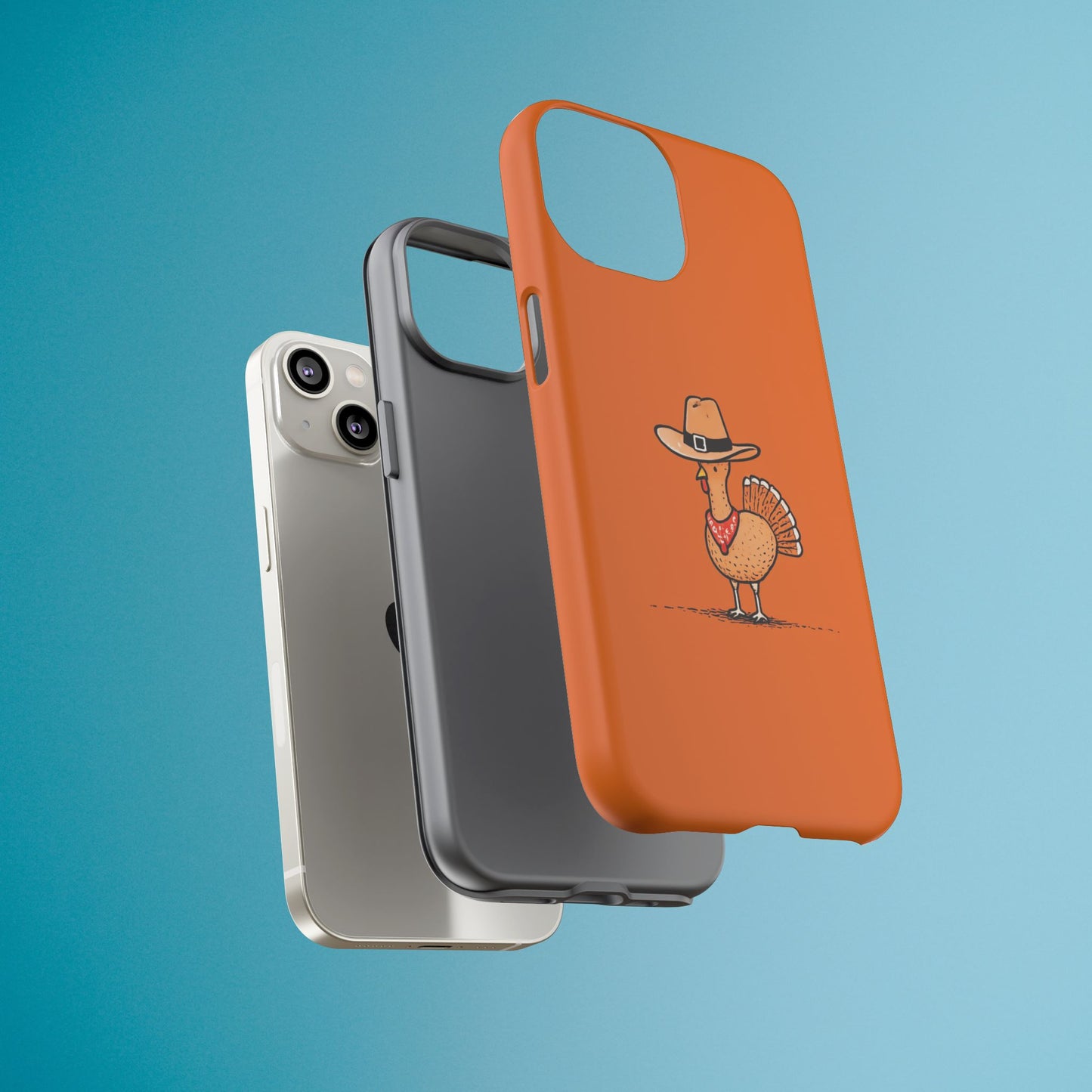 Turkey Phone Case, Funny Thanksgiving Cover, Autumn Fall Design iPhone Samsung Pixel