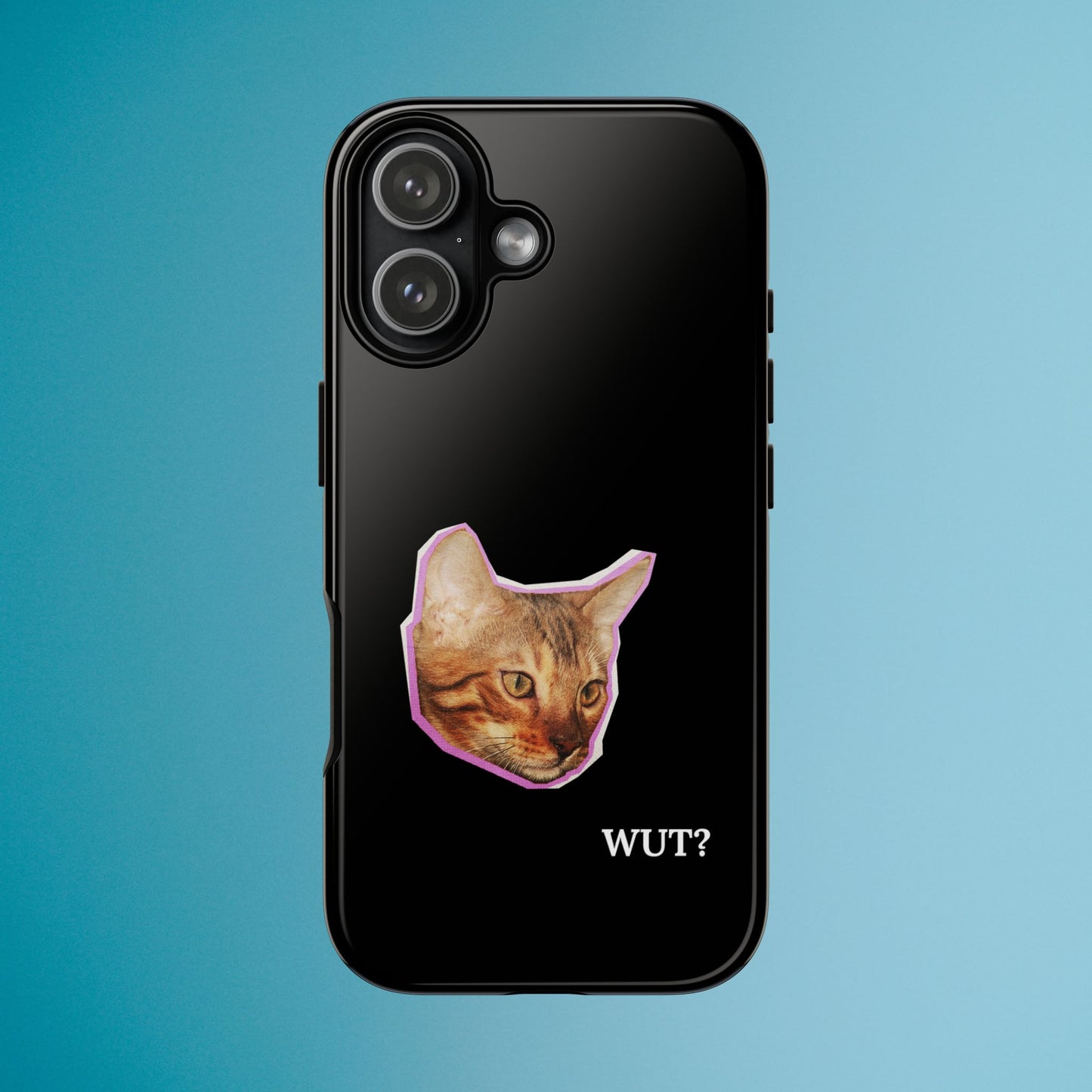 Funny Cat Meme Phone Case - iPhone, Galaxy, Pixel