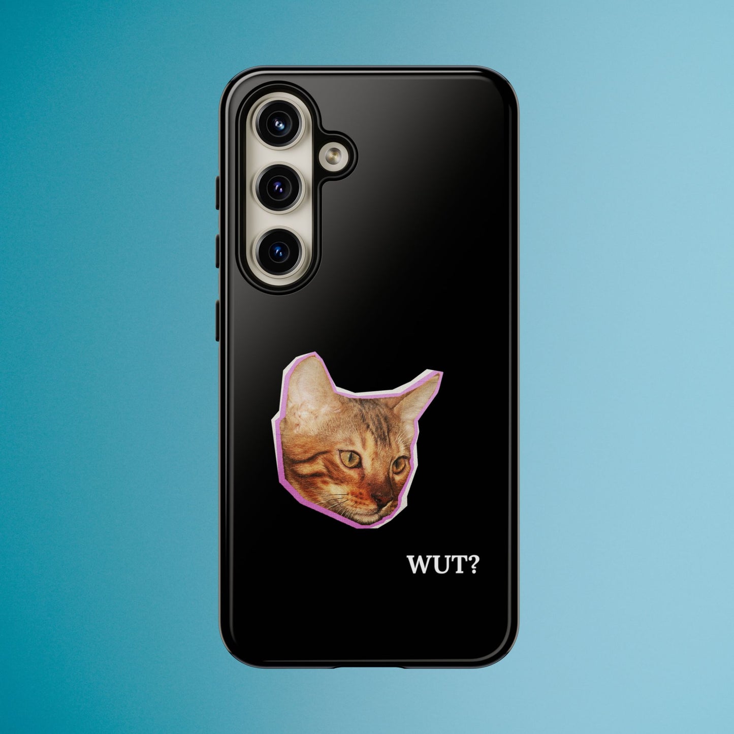 Funny Cat Meme Phone Case - iPhone, Galaxy, Pixel