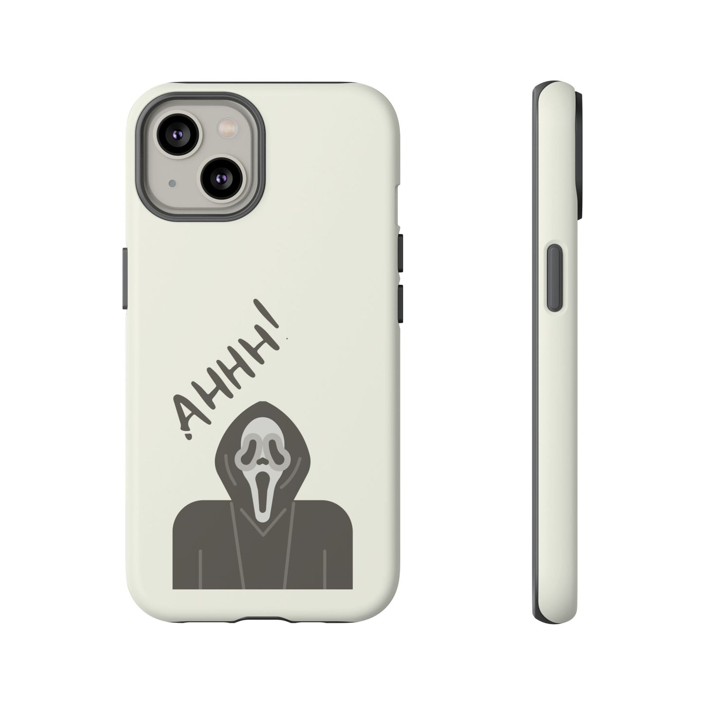 Ghostface Phone Case: Horror Movie Parody iPhone Samsung Pixel Cover