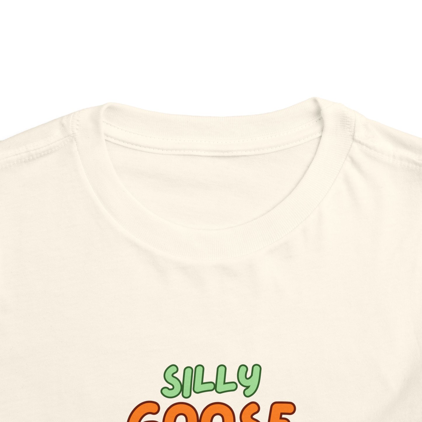 Silly Goose Toddler T-Shirt - Funny Animal Graphic Tee for Kids