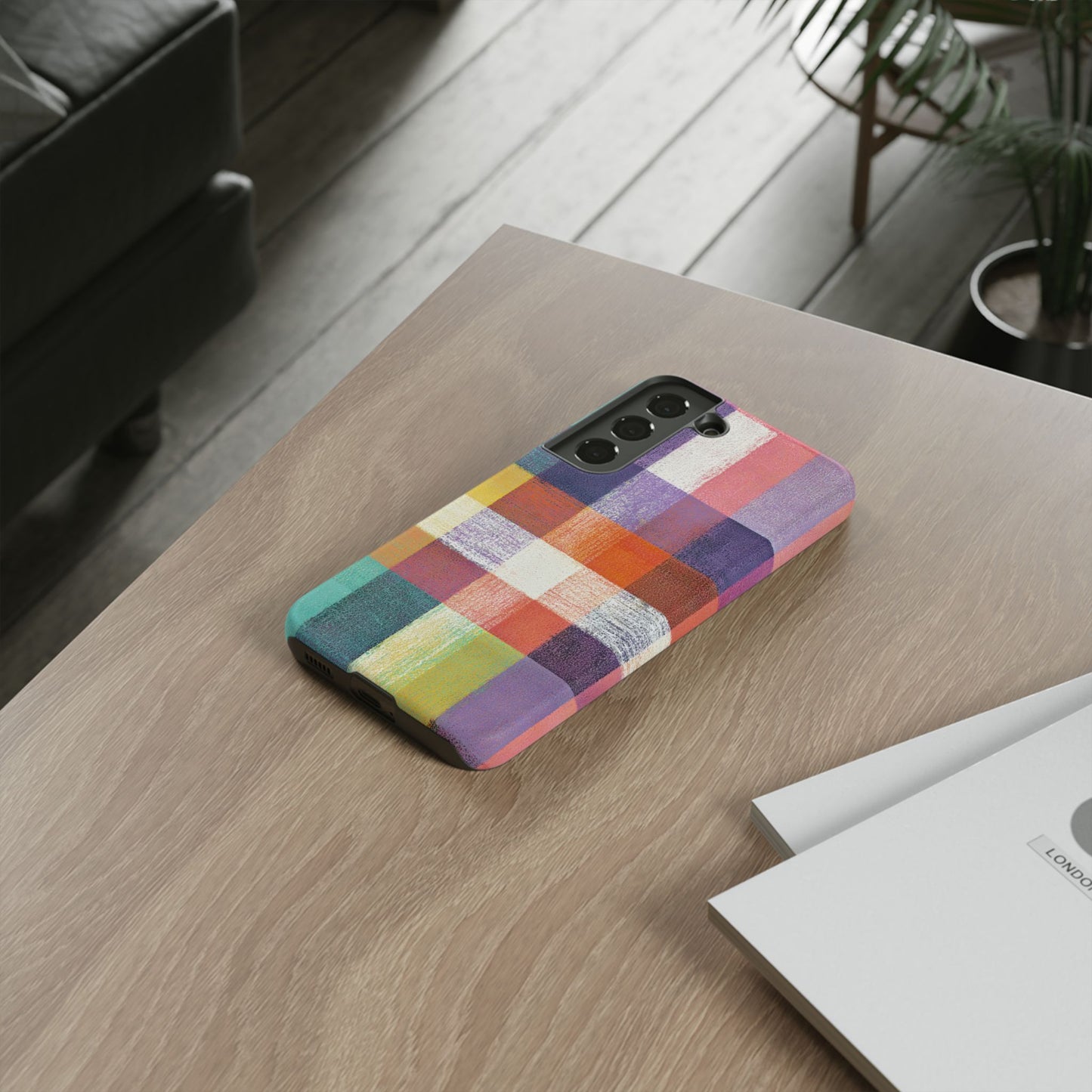 Colorful Plaid Phone Case - iPhone, Galaxy and Pixel Models