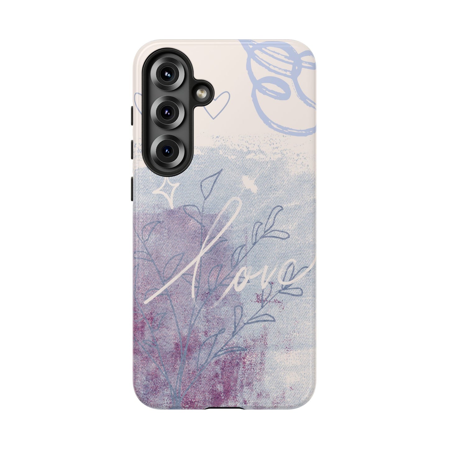 Love Pastel Abstract Phone Case: iPhone, Pixel, Galaxy