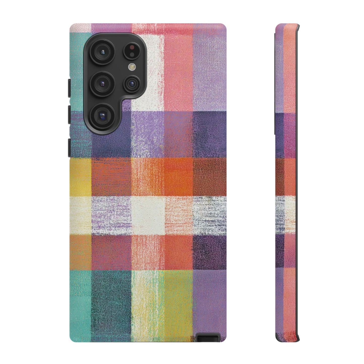 Colorful Plaid Phone Case - iPhone, Galaxy and Pixel Models