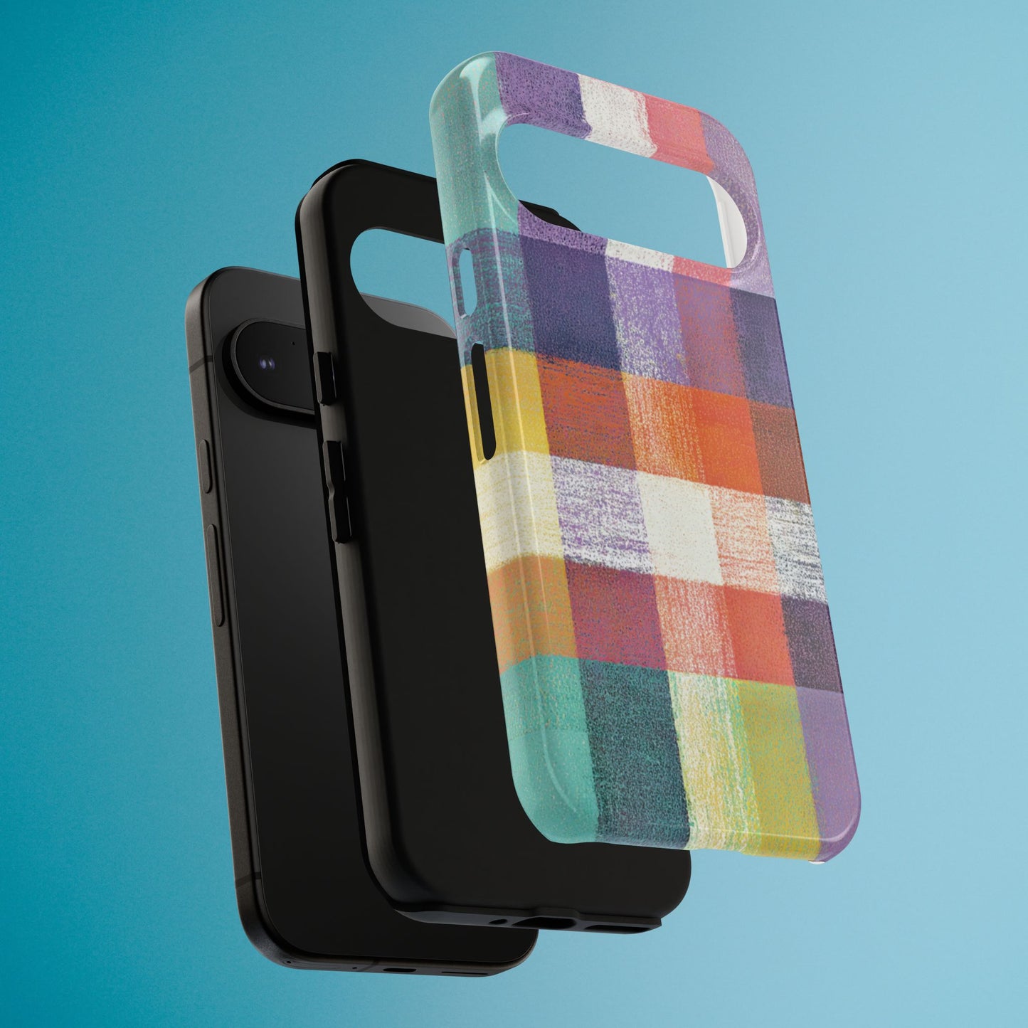 Colorful Plaid Phone Case - iPhone, Galaxy and Pixel Models
