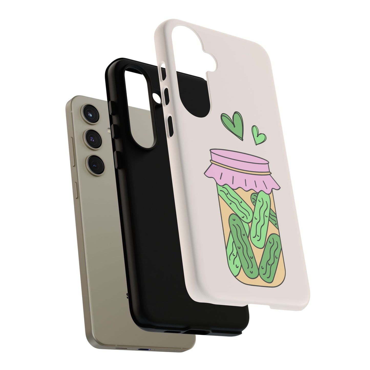 Pickle Jar Phone Case: iPhone, Pixel and Galaxy