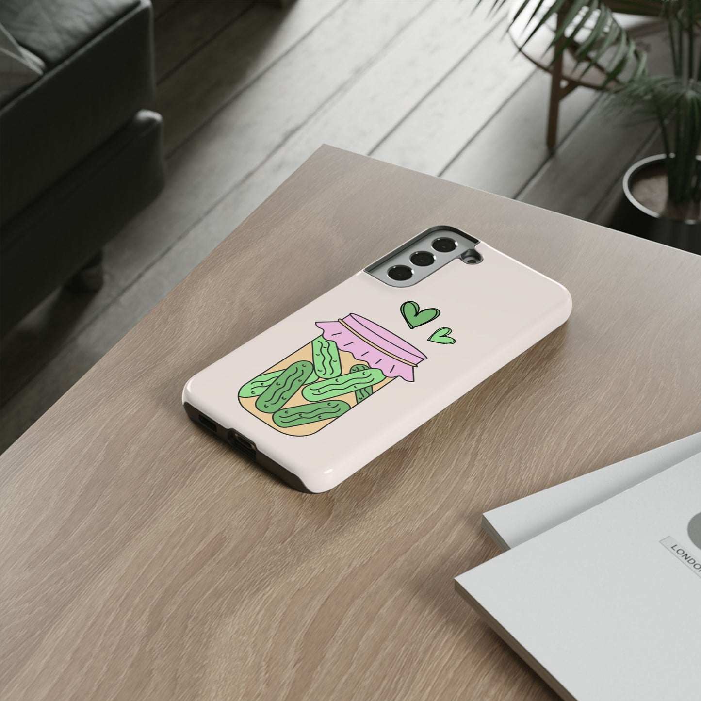 Pickle Jar Phone Case: iPhone, Pixel and Galaxy