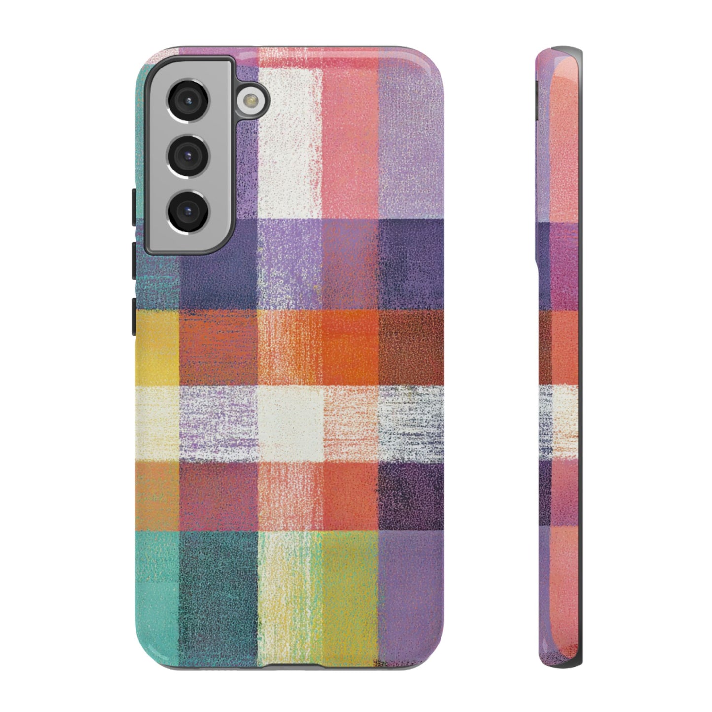 Colorful Plaid Phone Case - iPhone, Galaxy and Pixel Models