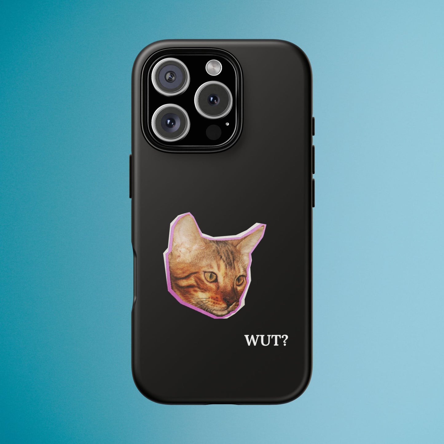 Funny Cat Meme Phone Case - iPhone, Galaxy, Pixel