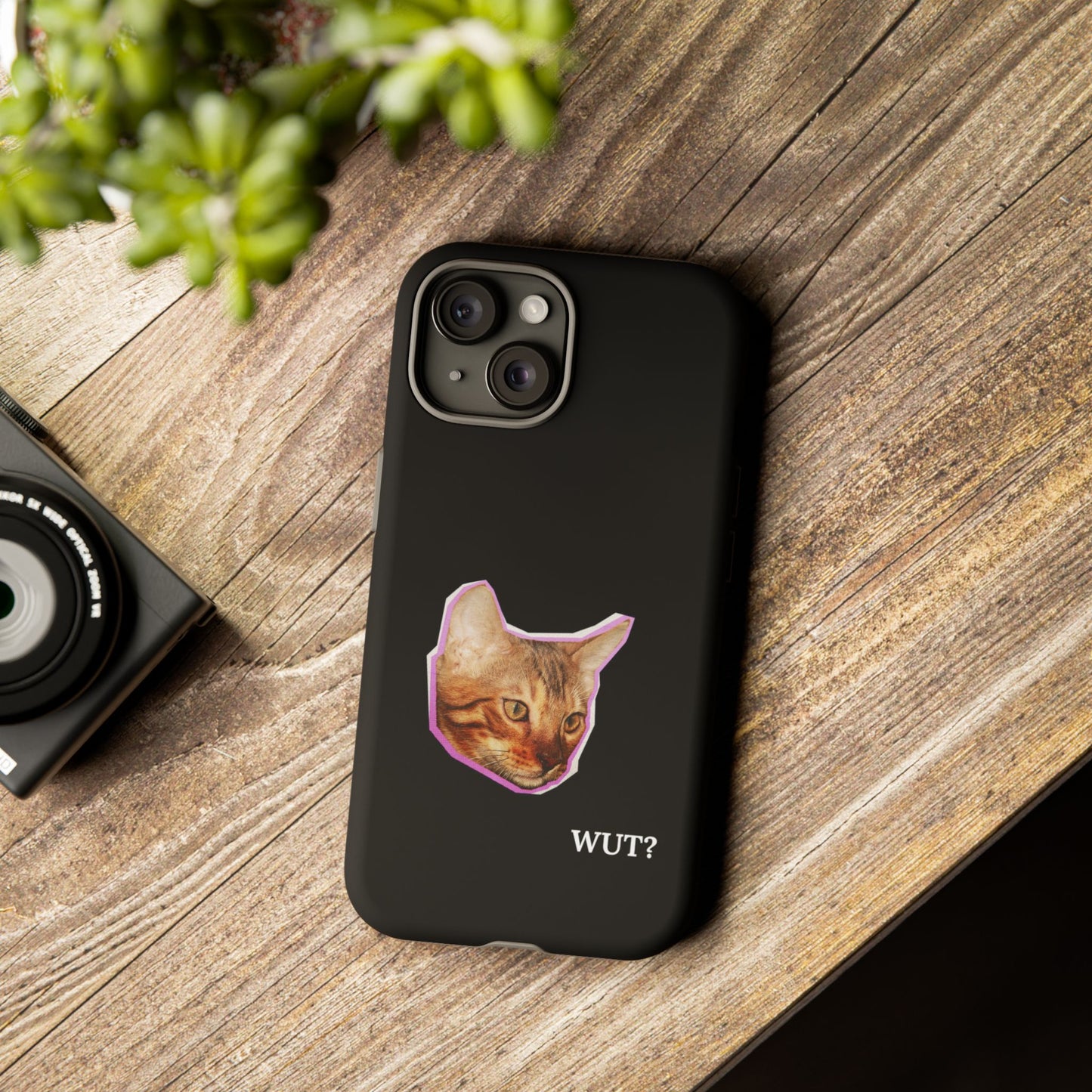 Funny Cat Meme Phone Case - iPhone, Galaxy, Pixel
