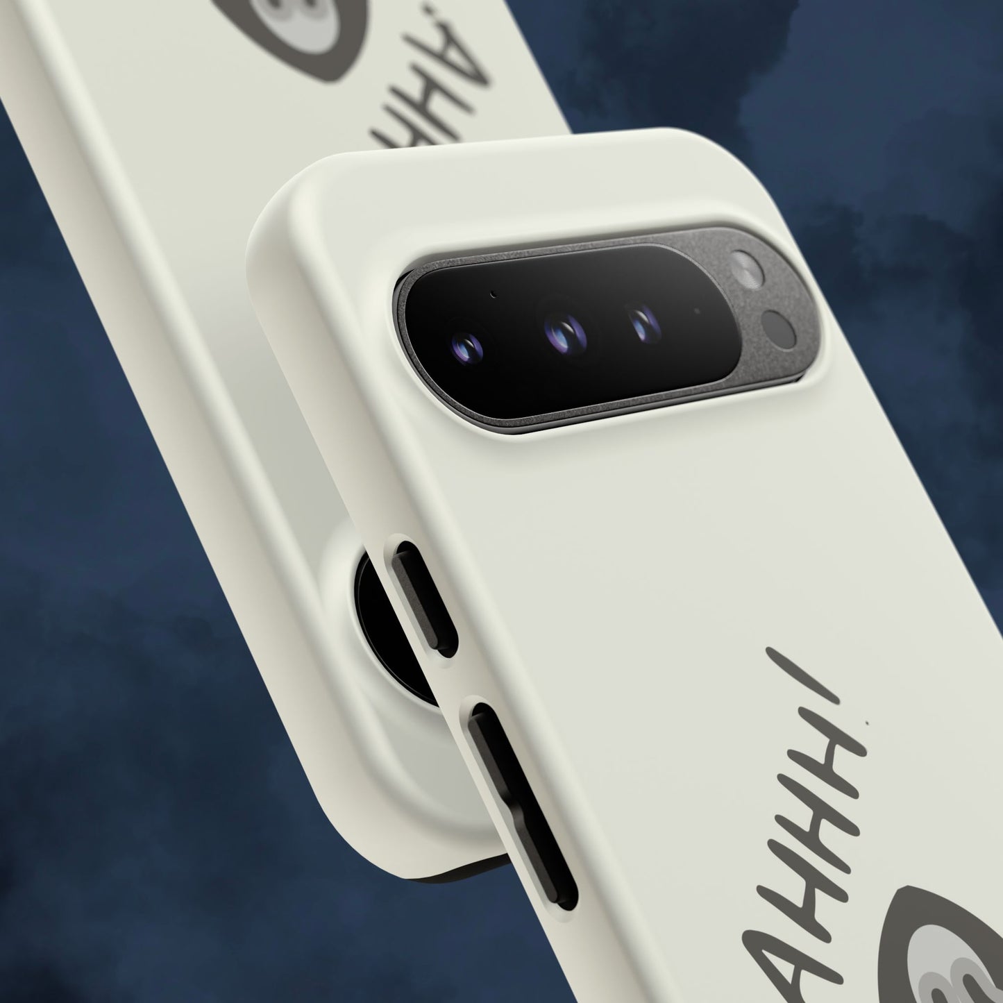 Ghostface Phone Case: Horror Movie Parody iPhone Samsung Pixel Cover