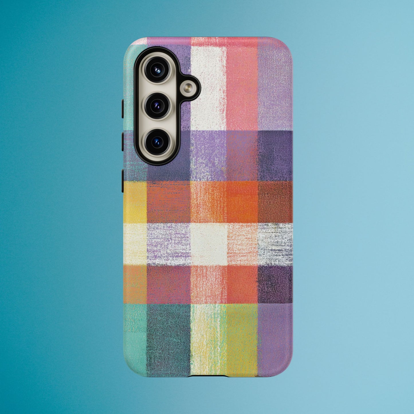 Colorful Plaid Phone Case - iPhone, Galaxy and Pixel Models