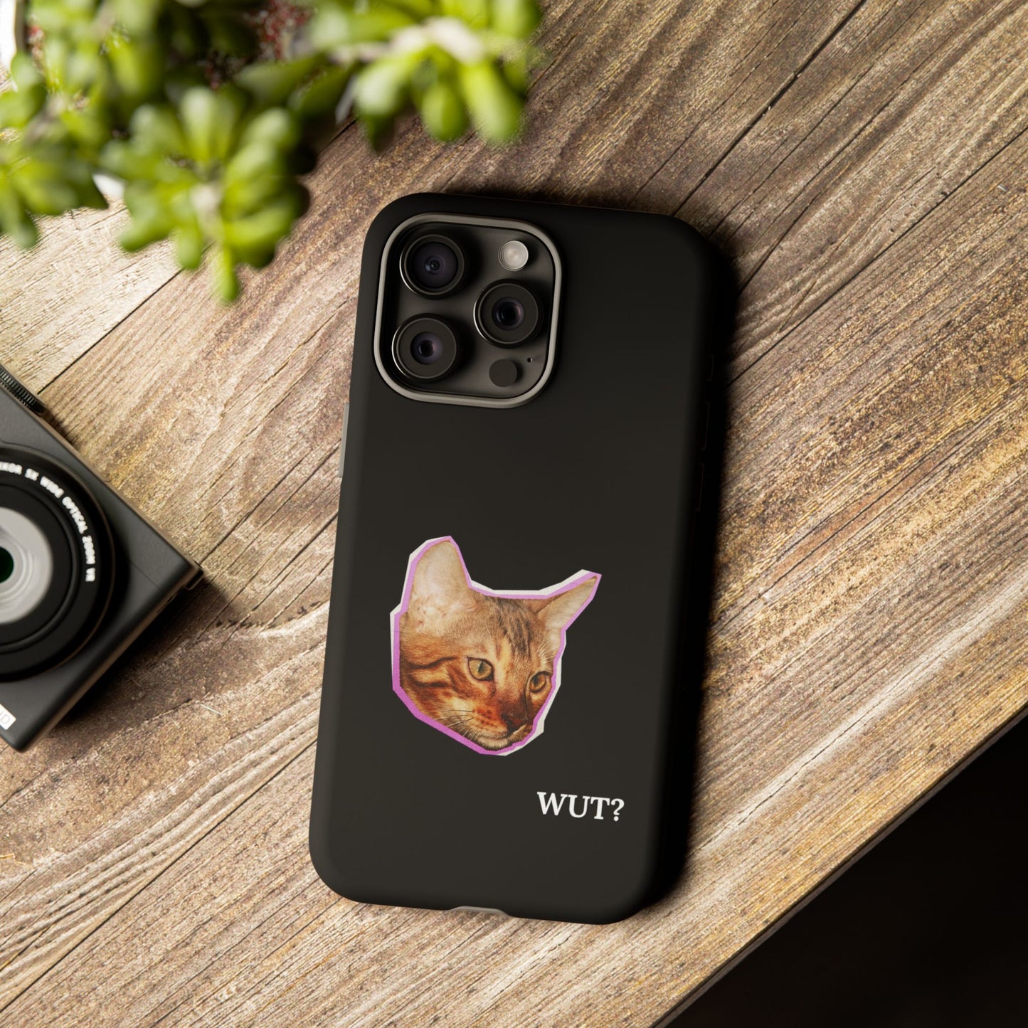 Funny Cat Meme Phone Case - iPhone, Galaxy, Pixel