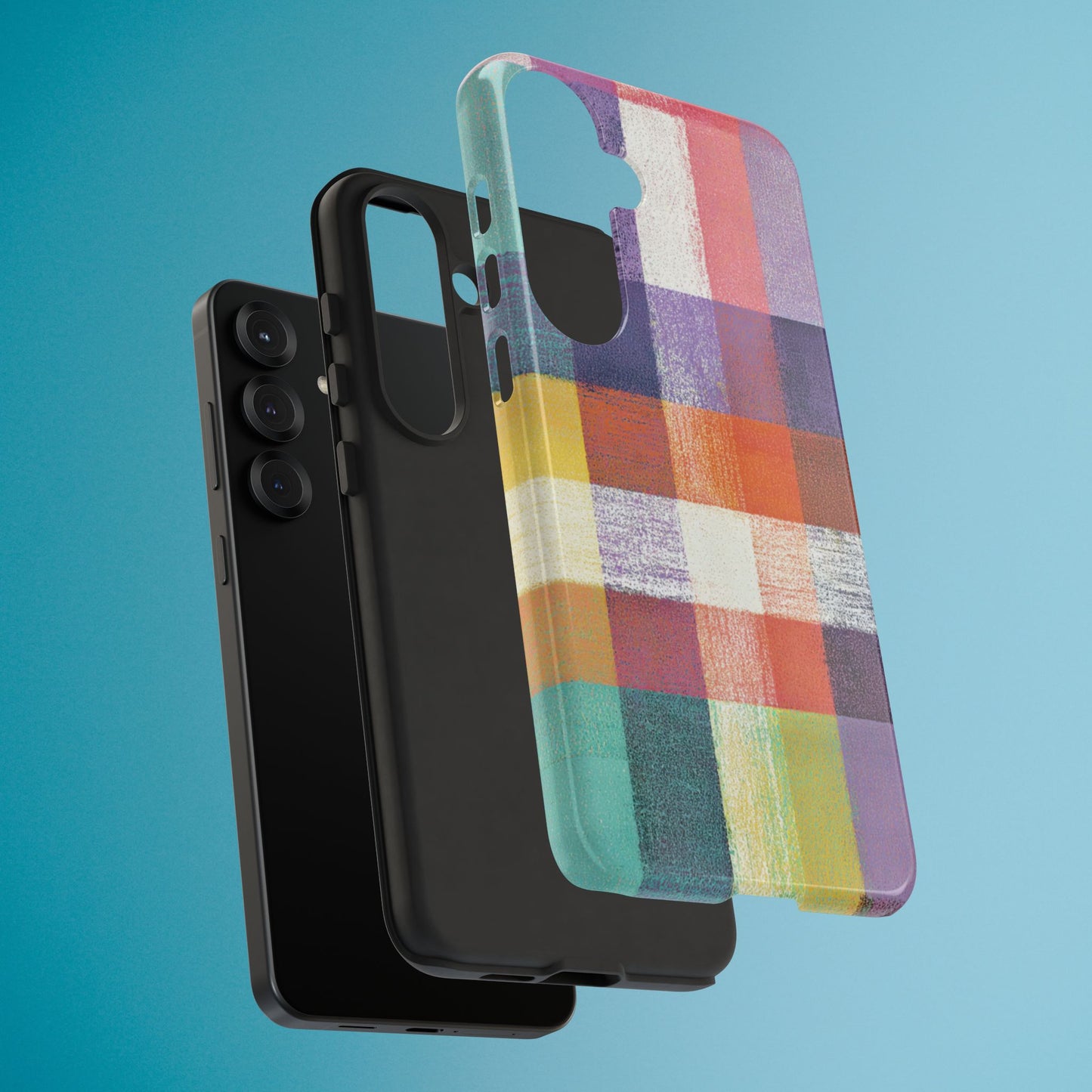 Colorful Plaid Phone Case - iPhone, Galaxy and Pixel Models