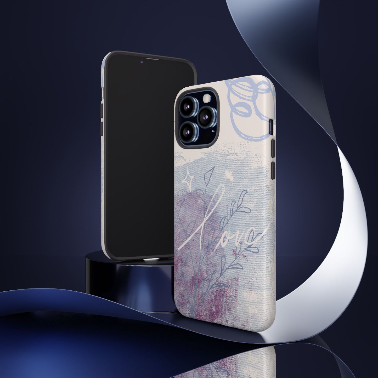 Love Pastel Abstract Phone Case: iPhone, Pixel, Galaxy