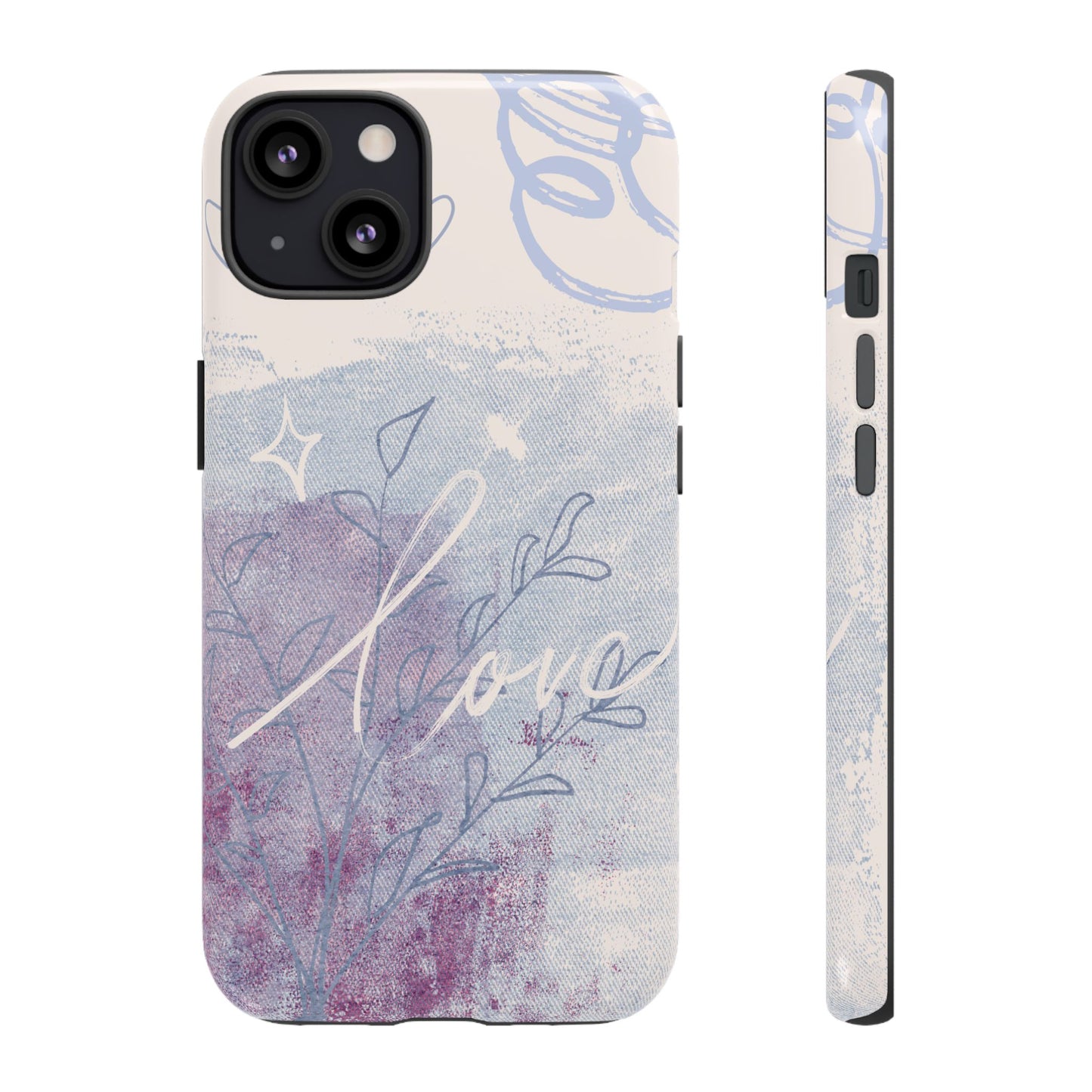Love Pastel Abstract Phone Case: iPhone, Pixel, Galaxy