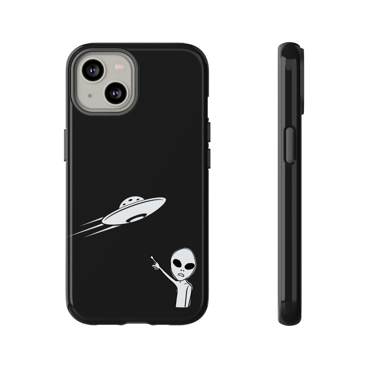 Alien UFO Phone Case, Supernatural Space Design, Sci Fi Aesthetic iPhone Samsung Pixel Cover