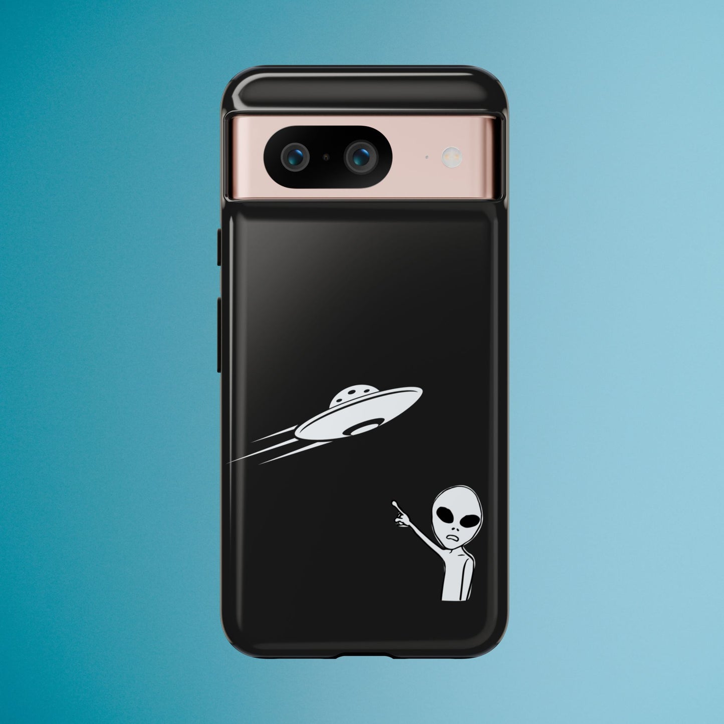 Alien UFO Phone Case, Supernatural Space Design, Sci Fi Aesthetic iPhone Samsung Pixel Cover