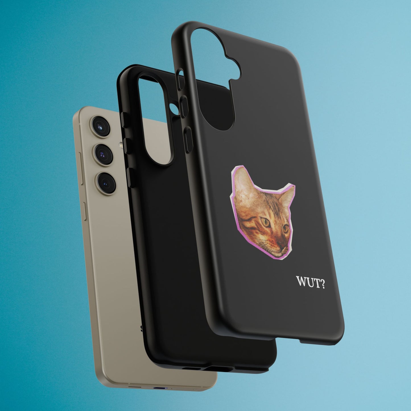 Funny Cat Meme Phone Case - iPhone, Galaxy, Pixel