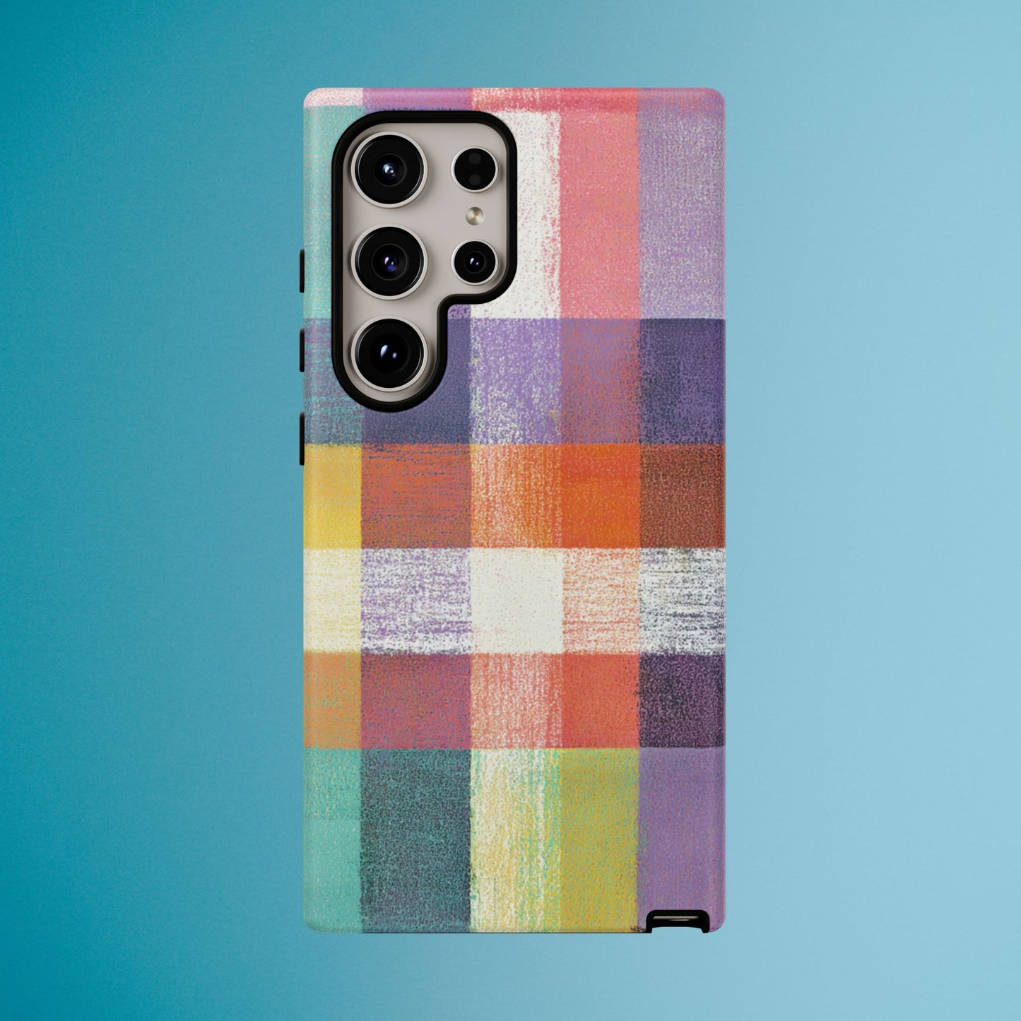 Colorful Plaid Phone Case - iPhone, Galaxy and Pixel Models