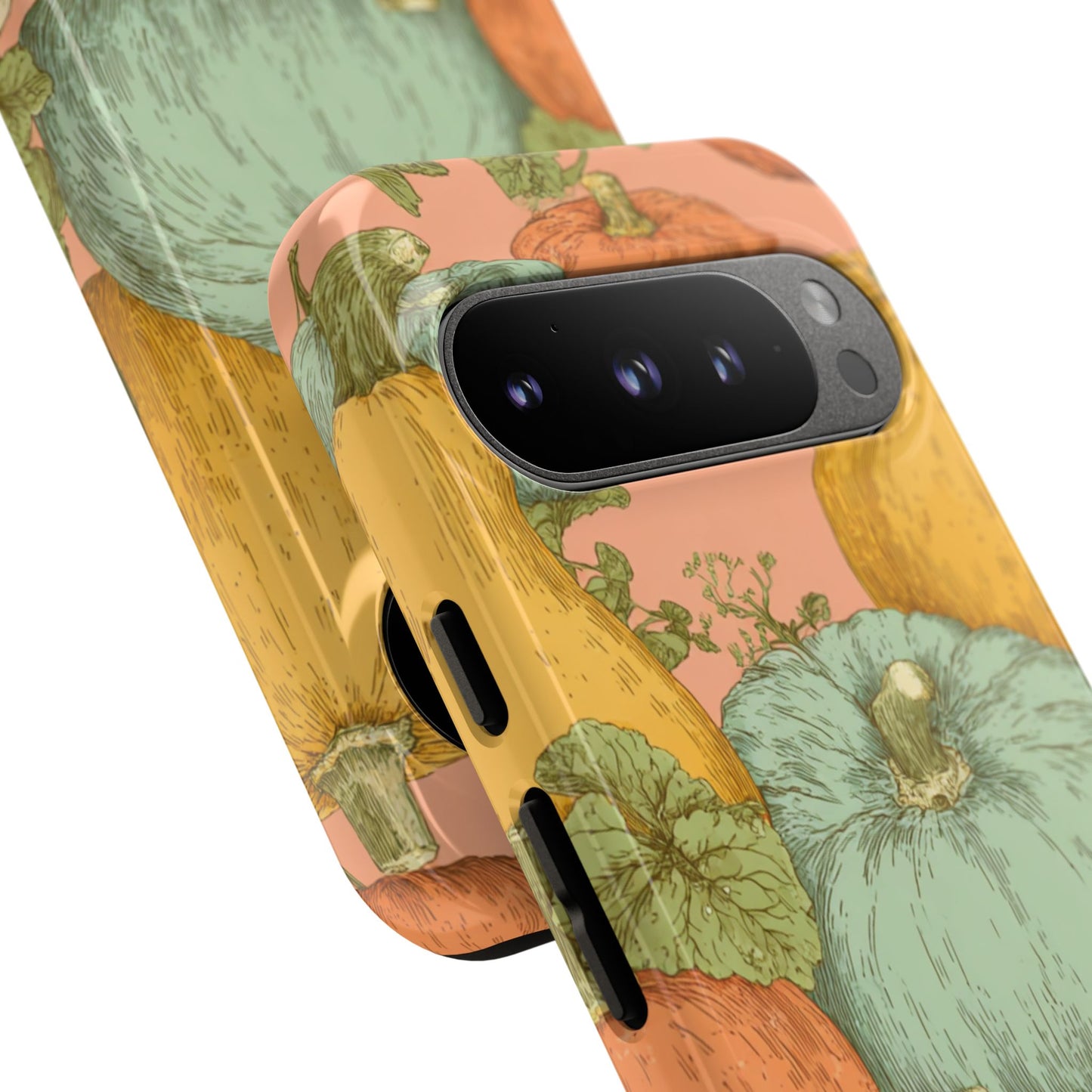 Pumpkin Patch Phone Case - Autumn Aesthetic iPhone Samsung Cover, Fall Halloween Pumpkin Design, Cozy Rustic Harvest Phone Accessory