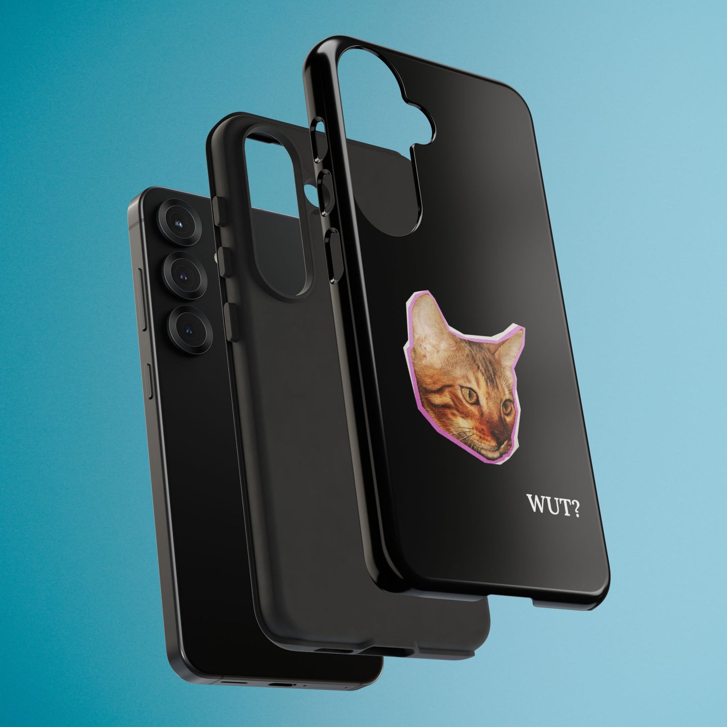 Funny Cat Meme Phone Case - iPhone, Galaxy, Pixel