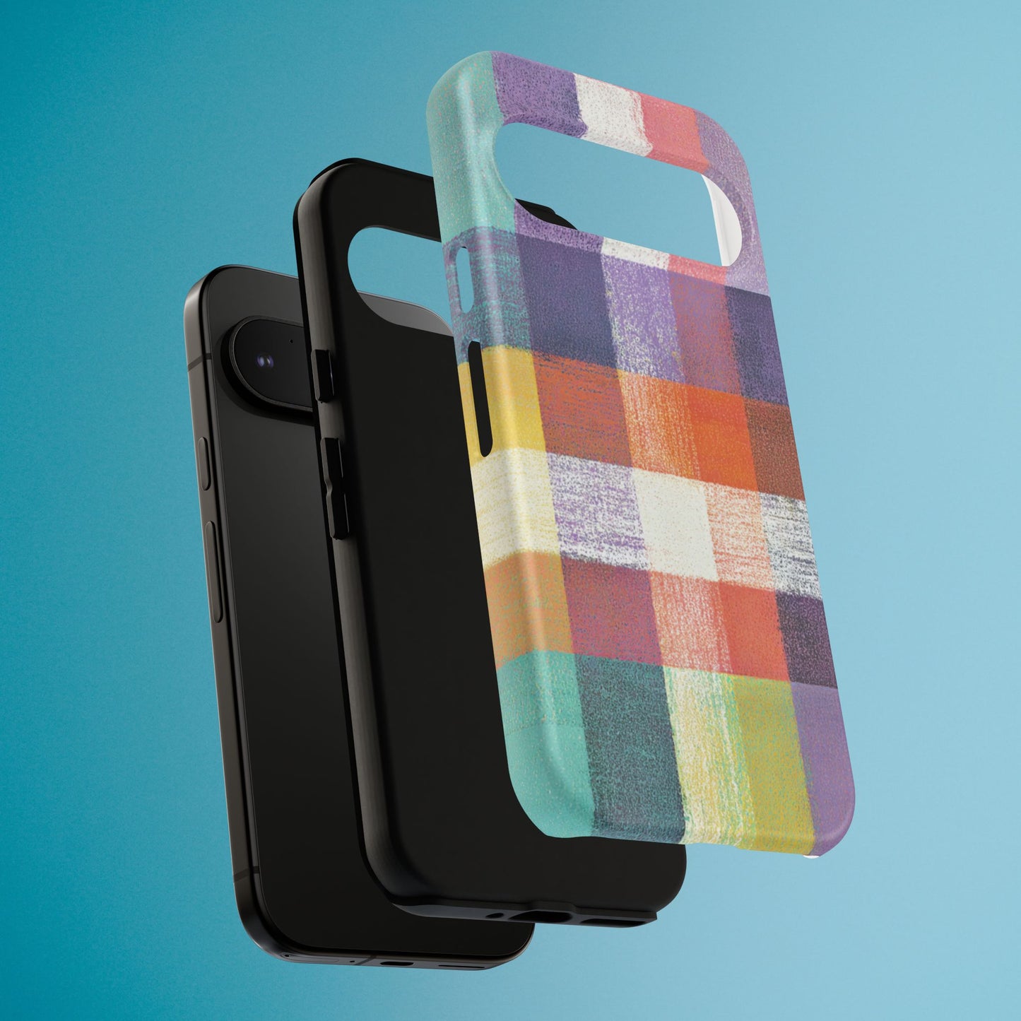 Colorful Plaid Phone Case - iPhone, Galaxy and Pixel Models