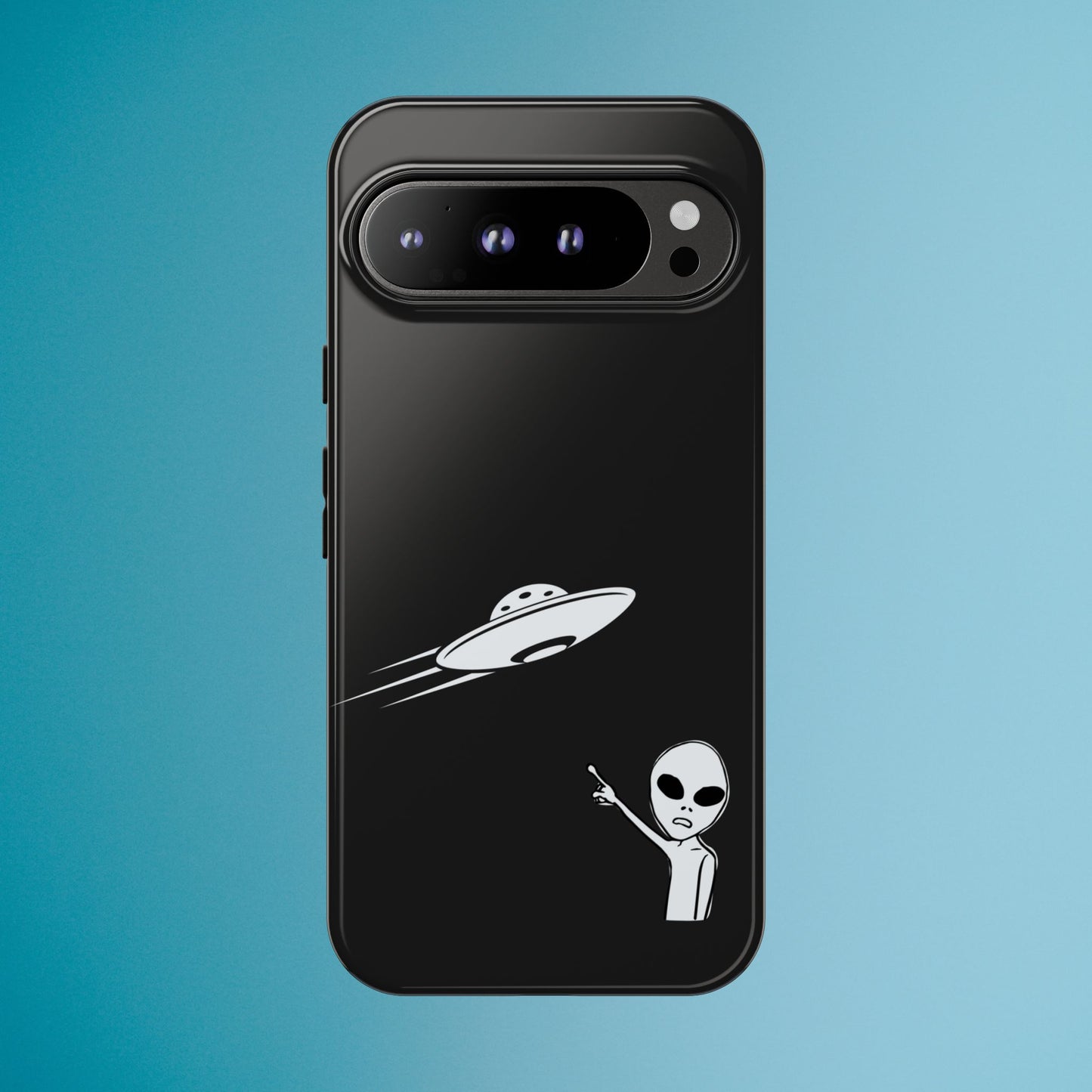 Alien UFO Phone Case, Supernatural Space Design, Sci Fi Aesthetic iPhone Samsung Pixel Cover