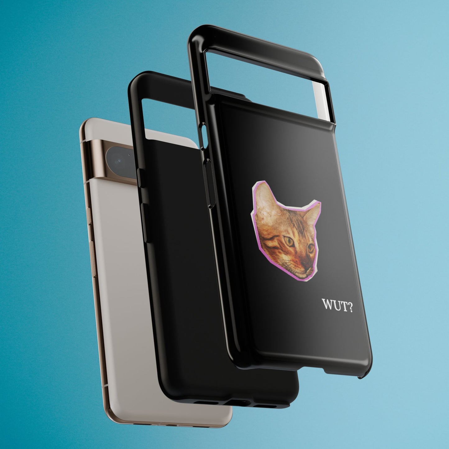 Funny Cat Meme Phone Case - iPhone, Galaxy, Pixel