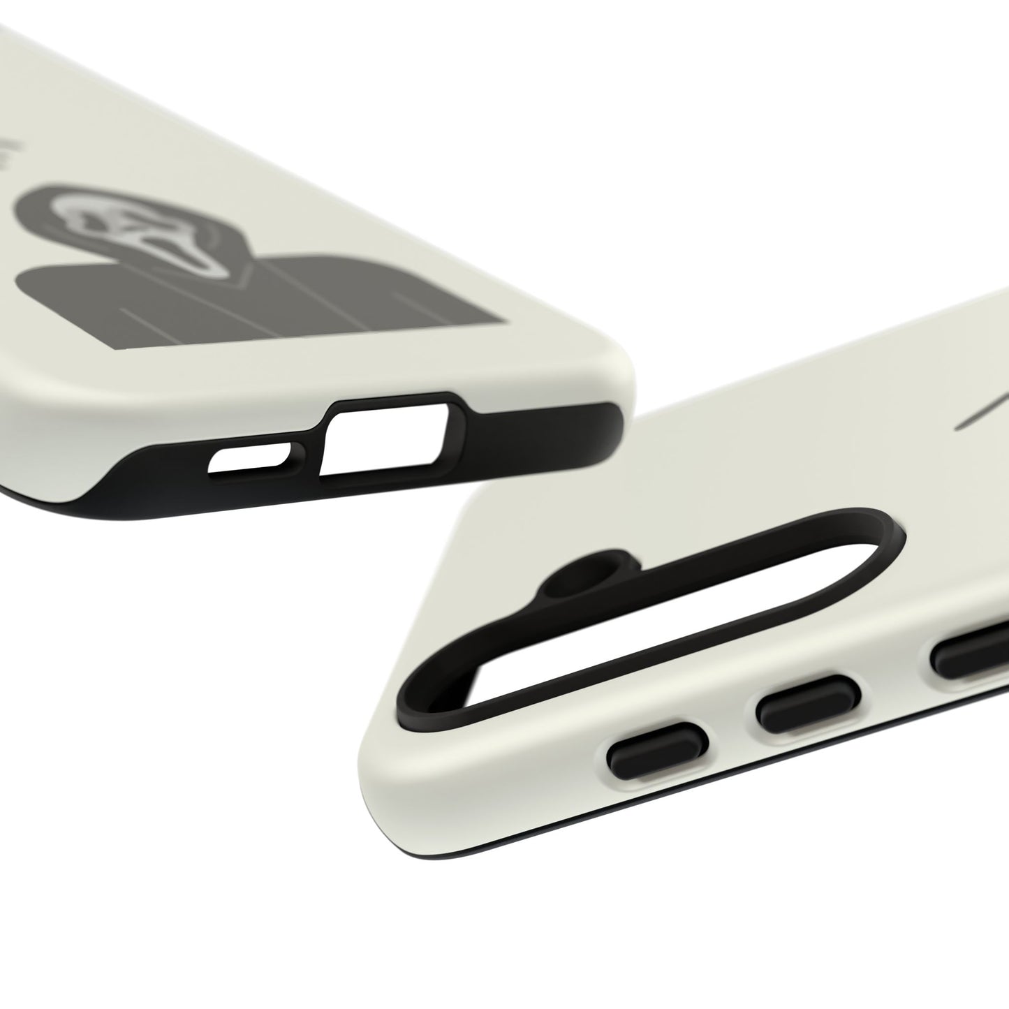 Ghostface Phone Case: Horror Movie Parody iPhone Samsung Pixel Cover