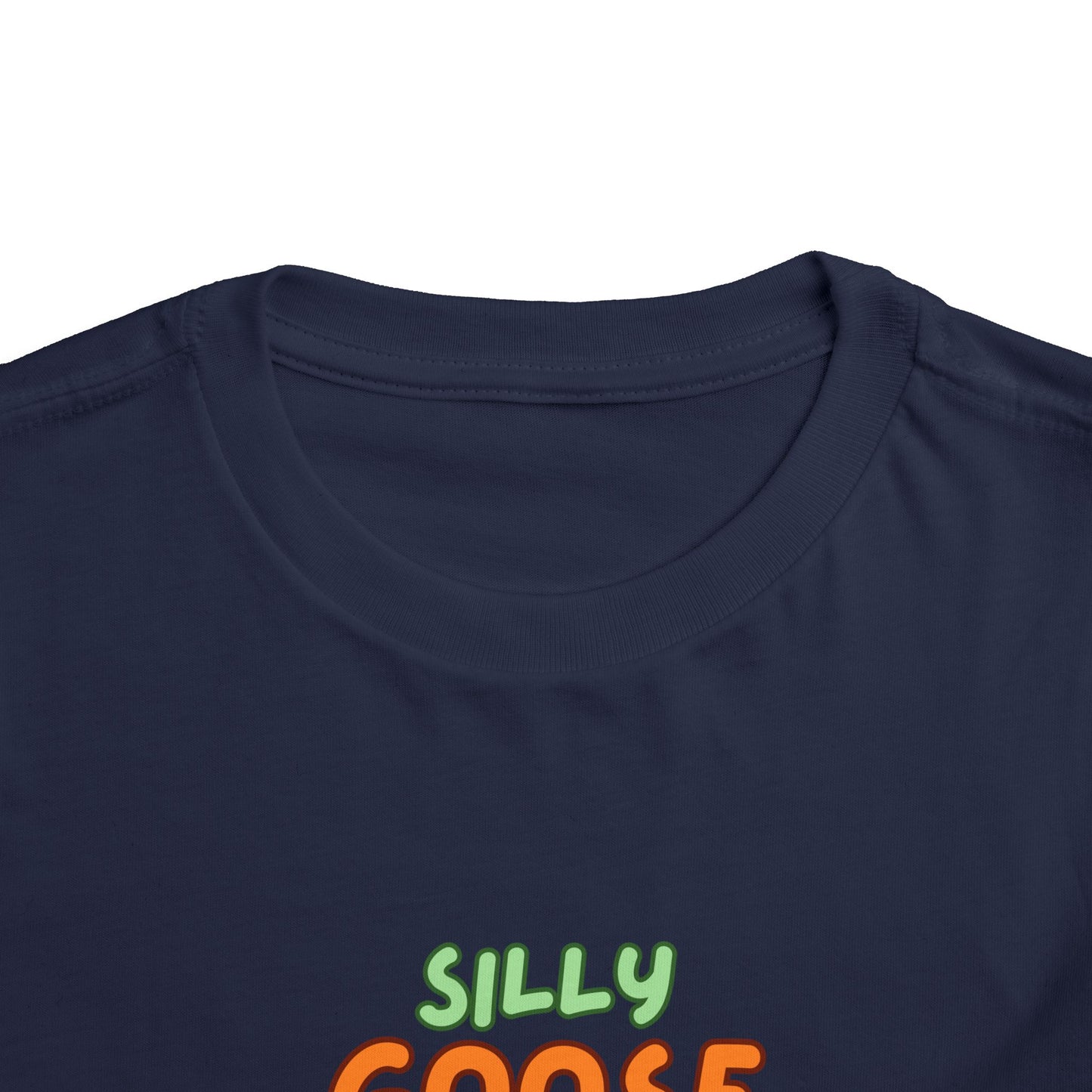 Silly Goose Toddler T-Shirt - Funny Animal Graphic Tee for Kids