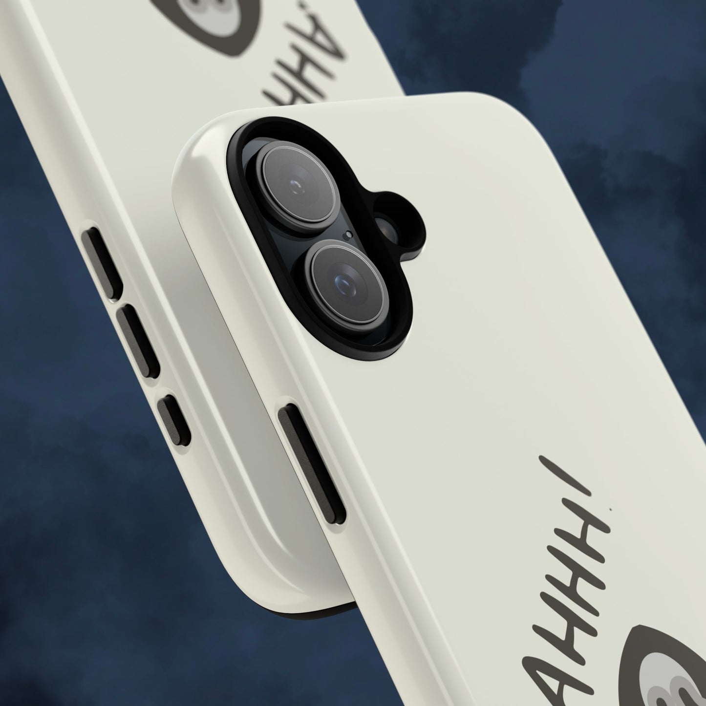 Ghostface Phone Case: Horror Movie Parody iPhone Samsung Pixel Cover