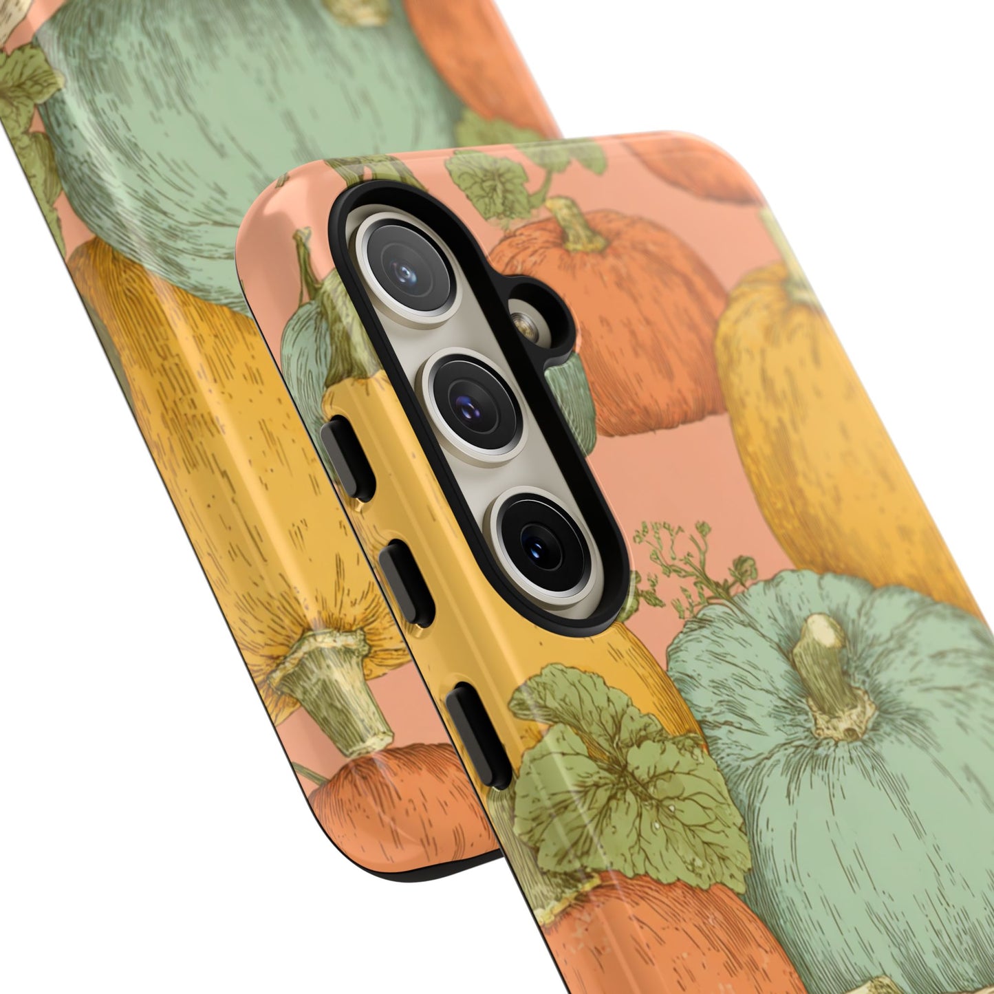 Pumpkin Patch Phone Case - Autumn Aesthetic iPhone Samsung Cover, Fall Halloween Pumpkin Design, Cozy Rustic Harvest Phone Accessory