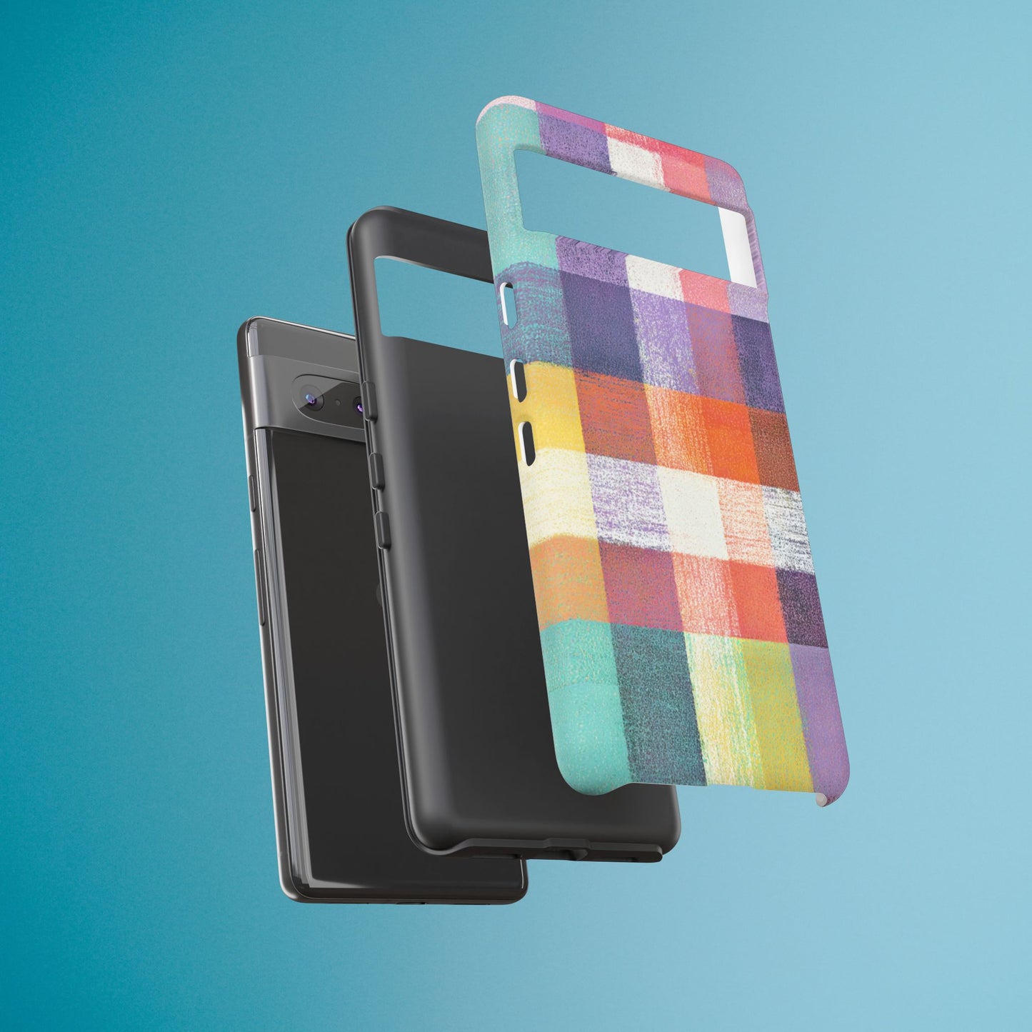Colorful Plaid Phone Case - iPhone, Galaxy and Pixel Models