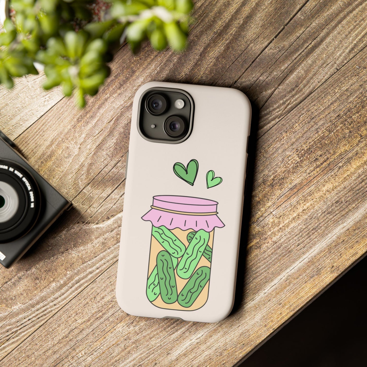 Pickle Jar Phone Case: iPhone, Pixel and Galaxy