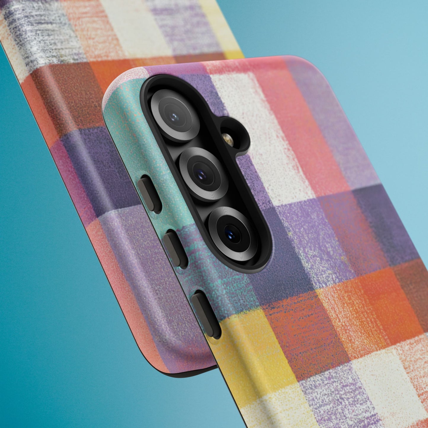 Colorful Plaid Phone Case - iPhone, Galaxy and Pixel Models