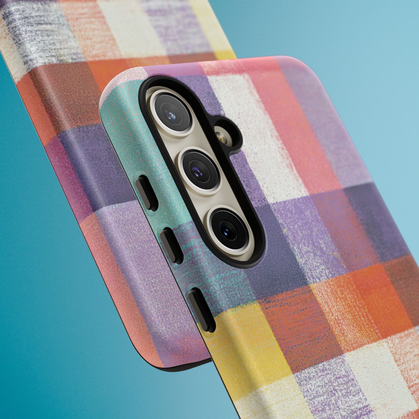 Colorful Plaid Phone Case - iPhone, Galaxy and Pixel Models
