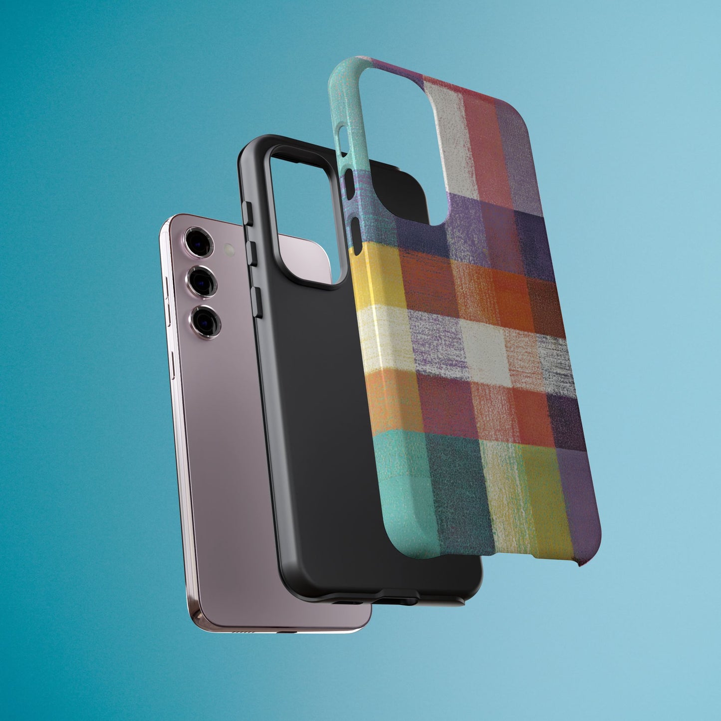 Colorful Plaid Phone Case - iPhone, Galaxy and Pixel Models