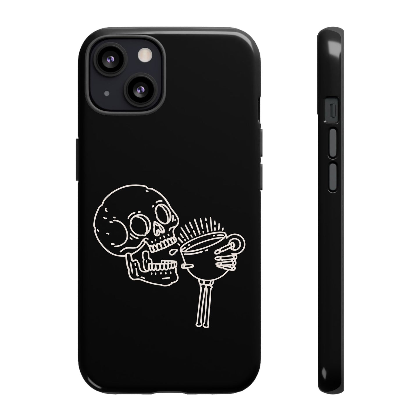 Skull Coffee Phone Case Gothic iPhone, Samsung,!Pixel