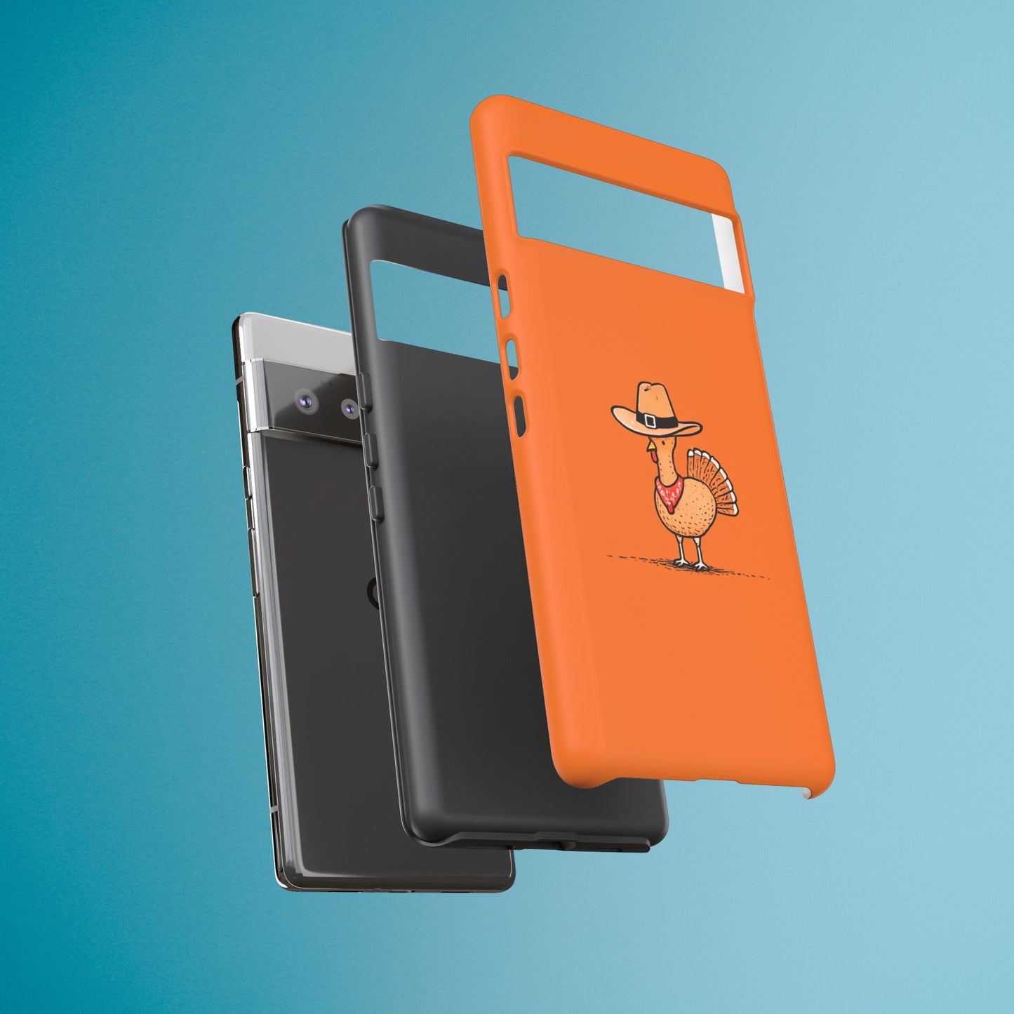 Turkey Phone Case, Funny Thanksgiving Cover, Autumn Fall Design iPhone Samsung Pixel