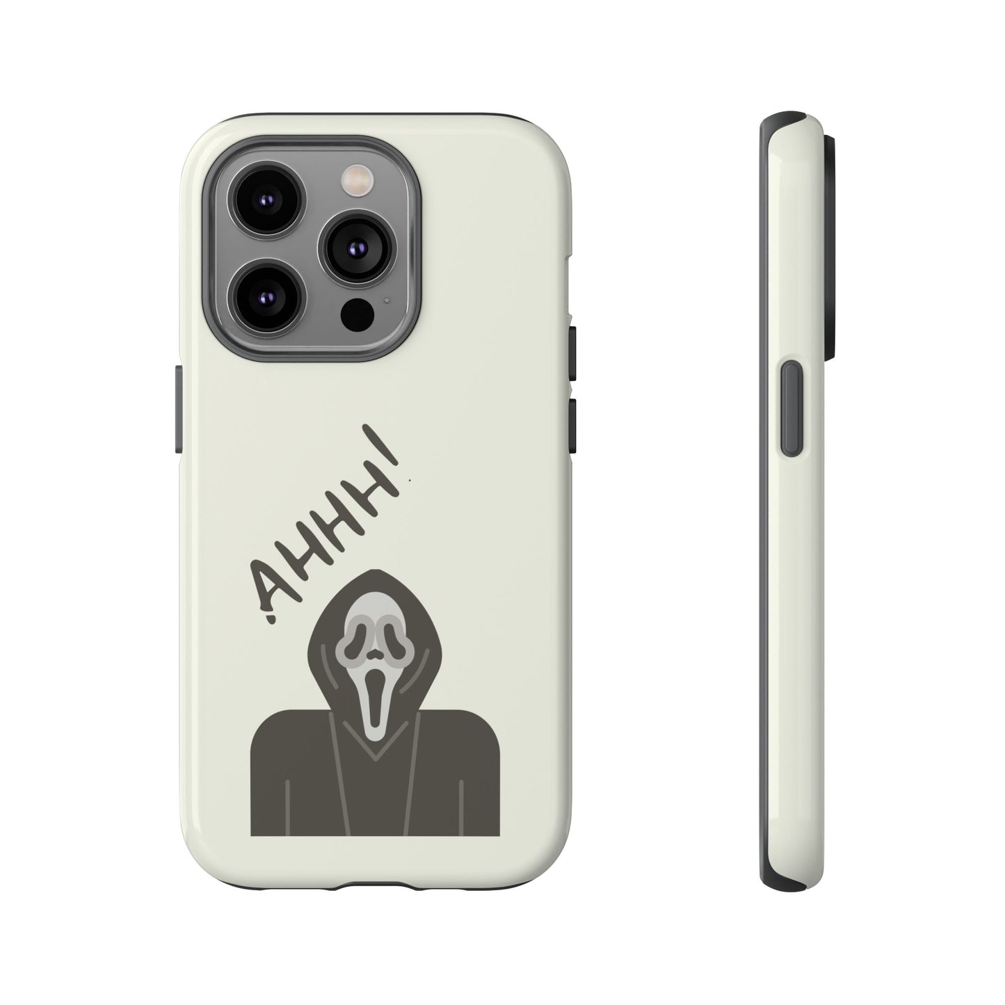 Ghostface Phone Case: Horror Movie Parody iPhone Samsung Pixel Cover