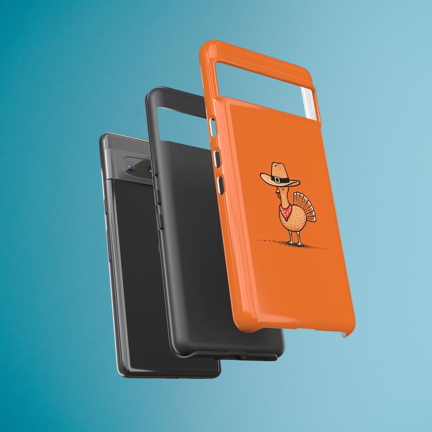 Turkey Phone Case, Funny Thanksgiving Cover, Autumn Fall Design iPhone Samsung Pixel