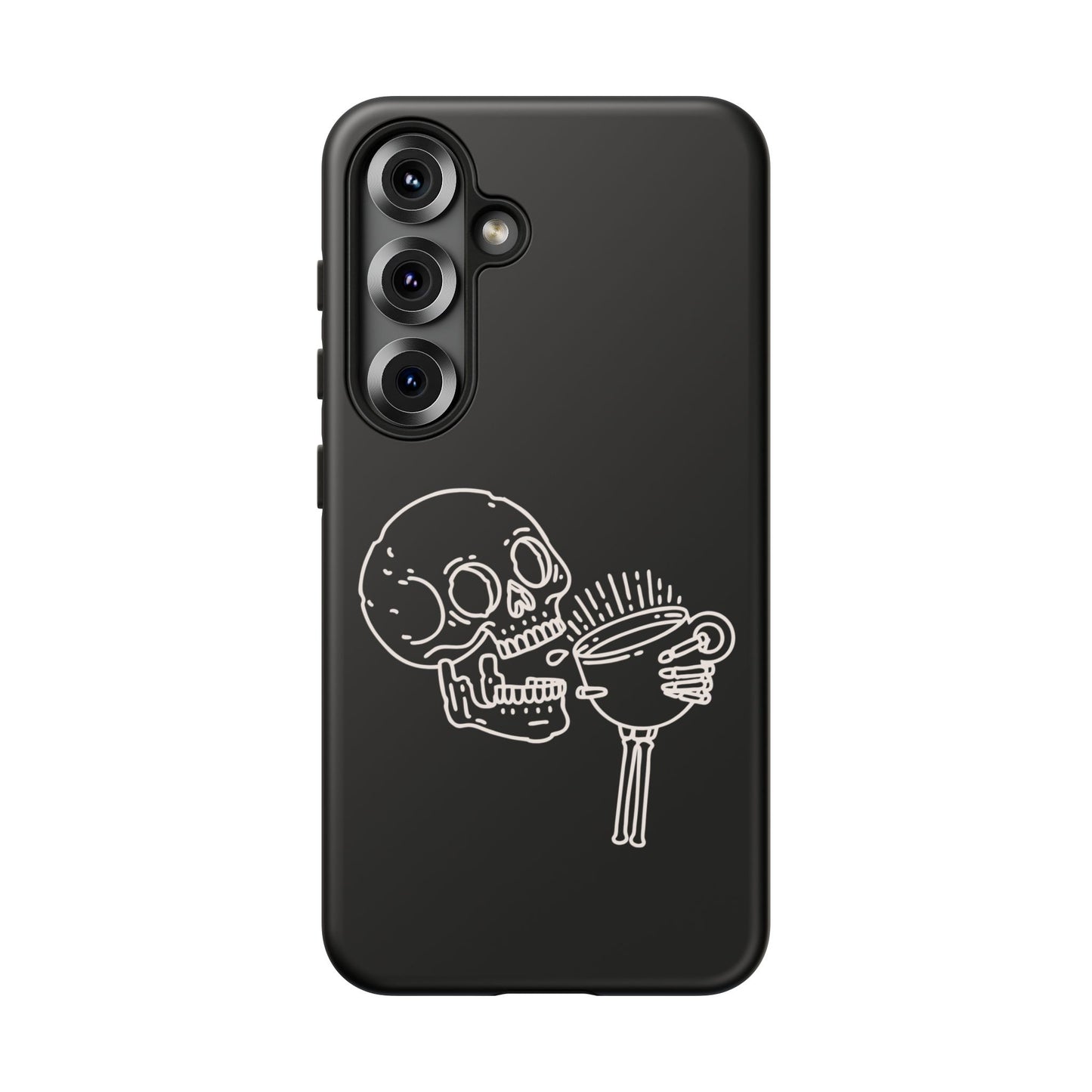 Skull Coffee Phone Case Gothic iPhone, Samsung,!Pixel
