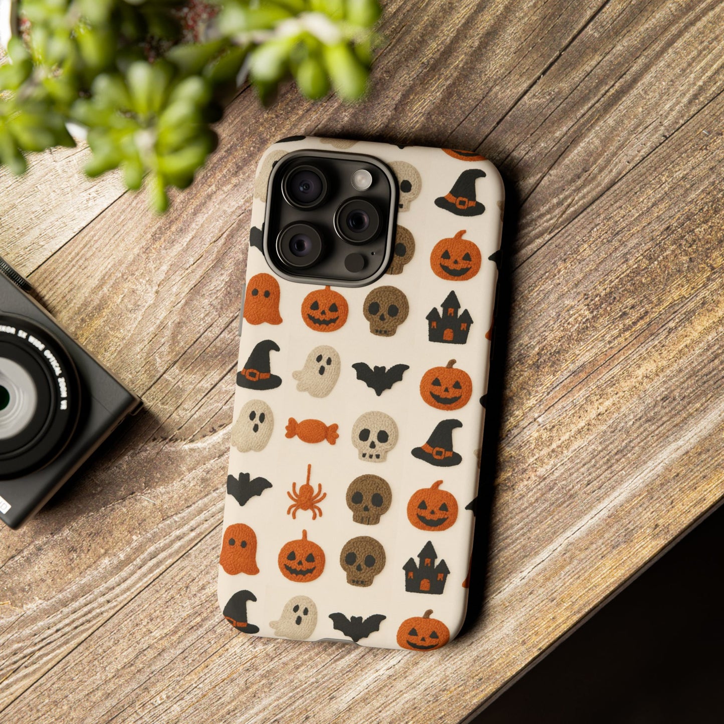 Spooky Pattern Cover-  iPhone Samsung Pixel Case