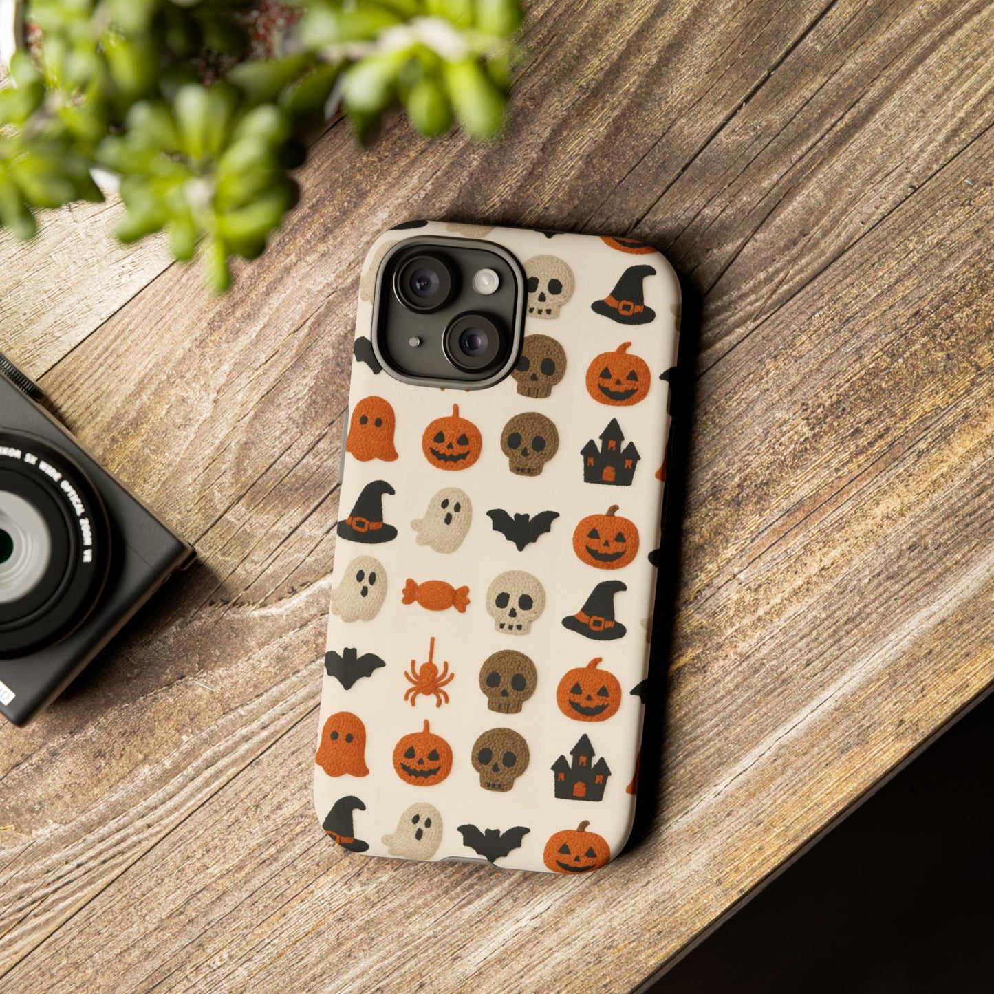 Spooky Pattern Cover-  iPhone Samsung Pixel Case